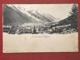 Cartolina - Chamonix Et Massif Du Mont Blanc - 1900 Ca. - Non Classificati