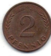 2 Pfennig 1950G - 2 Pfennig