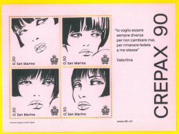 SAN MARINO 2023 90° Anniversario Della Nascita Di Guido Crepax - New Minisheet - Ungebraucht