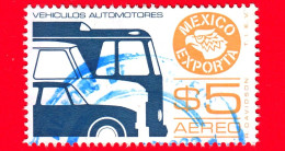 MESSICO - Usato - 1977 - Mexico Exporta - Esportazioni Messicane - Veicoli A Motore Ed Emblema Dell'export  - 5 P. Aerea - Mexico