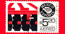 MESSICO - Usato - 1977 - Esportazioni Messicane - Macchine Agricole Ed Emblema Dell'export - 5.20 P. Aerea - Mexico