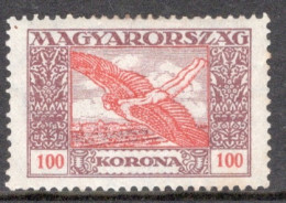 Hungary 1924 Single Stamp Showing Airmail In Mounted Mint - Ongebruikt