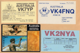 Australia, Lot 11 QSL Radio Cards - Radio Amateur