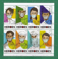 PHILIPPINES 2020 PILIPINAS - COVID FRONTLINE HEROES 8v Se-Tenant Stamps Set MNH ** - Coronavirus, Corona Pandemic - Philippines