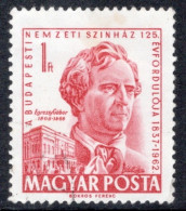 Hungary 1962 Single Stamp Showing The 100th Anniversary Of Hungarian National Theatre In Fine Used - Used Stamps