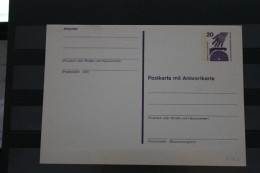 Berlin 1975; Ganzsache Unfallverhütung Postkarte Mit Antwortkarte  P 101; Ungebraucht - Cartoline - Nuovi