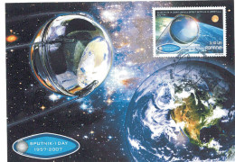 MAX 41 - 170 Cosmos SPUTNIK 1, Romania - Maximum Card - 2007 - Other (Air)