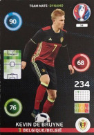 34 Kevin De Bruyne - Belgium - Panini Adrenalyn XL UEFA Euro 2016 Carte Football - Trading Cards