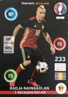 35 Radja Nainggolan - Belgium - Panini Adrenalyn XL UEFA Euro 2016 Carte Football - Trading Cards