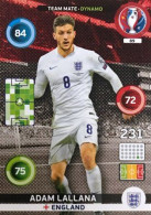 89 Adam Lallana - England - Panini Adrenalyn XL UEFA Euro 2016 Carte Football - Trading Cards