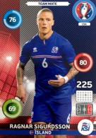 156 Ragnar Sigurðsson - Iceland - Panini Adrenalyn XL UEFA Euro 2016 Carte Football - Trading Cards