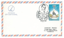 COV 30 - 288 AIRPLANE, Romania - Cover - Used - 1983 - Lettres & Documents