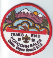 B 22 - 62 USA Scout Badge - Trail's End Camp - 1990 - Scouting