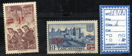 FRANCE OBLITERE - N° 489/90 - Used Stamps