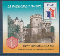 BLOC SOUVENIR  F.F.A.P  ANNEE 2011 N° 5  NEUF** LUXE SANS CHARNIERE / Hingeless / MNH - FFAP