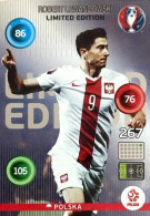 LC-RLE Robert Lewandowski - Poland - Panini Adrenalyn XL UEFA Euro 2016 Carte Football - Trading Cards