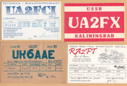 Russia, USSR, Lot 17 QSL Radio Cards - Radio Amatoriale