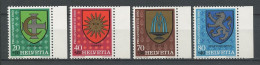 SUISSE 1980 N° 1117/1120 ** Neufs MNH Superb C 5 € Armoiries Communales Coat Of Arms Cortaillod Wolfenschiessen Sierre - Nuevos