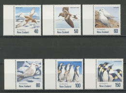 Nlle ZELANDE 1990  N° 1088/1093 ** Neufs MNH Superbes C 12 €  Faune OiseauxManchots Pétrel Birds Fauna Animaux - Unused Stamps