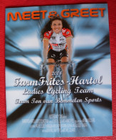 CYCLISME: CYCLISTE : LIVRET DE PRESENTATION EQUIPE FEMININE FARM FRITES HARTOL 2004 - Wielrennen