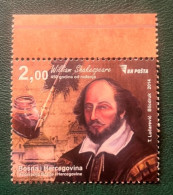 Bosnia & Herzegovina 2014 - The 450th Anniversary Of The Birth Of William Shakespeare, 1564-1616. - Bosnien-Herzegowina