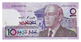 (Billets). Maroc. Morocco. 10 Dirhams ND 1987 (3). N°32 433154. P 63b. Sign. 11. UNC - Marocco