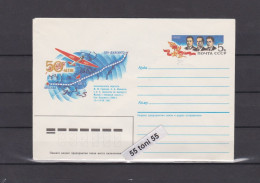 1987. Flight Moscow-North Pole- San Jacinto  Postal Stationery - Sonstige & Ohne Zuordnung