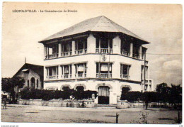 LEOPOLDVILLE - Le Commissariat De District   - CONGO BELGE ( Afrique ) - - Kinshasa - Leopoldville