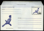 Mozambique Entier Postal Aerogramme 1987 SURCHARGE Oiseau Touraco Moçambique Postal Stationery Bird Turaco OVERPRINT - Mozambique