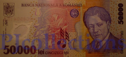 ROMANIA 50000 LEI 2001 PICK 113a POLYMER UNC - Rumania