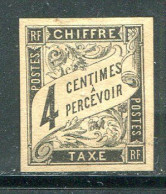 COLONIES GENERALES- Taxe Y&T N°4- Neuf Sans Gomme - Taxe