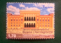 Bosnia & Herzegovina 2014 - Reconstruction Of The City Hall In Sarajevo - Definitive Postage Stamp - Bosnien-Herzegowina