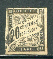 COLONIES GENERALES- Taxe Y&T N°8- Oblitéré - Postage Due