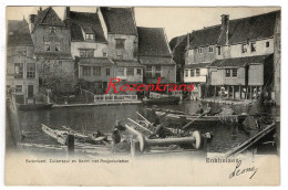 Enkhuizen Noord-Holland Buitenkant Zuiderspui En Bocht Met Ansjovisvletten Visserij Vlet Fishing Boat Bateau De Peche - Enkhuizen