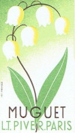 Carte Parfum MUGUET De L.T. PIVER - Antiguas (hasta 1960)
