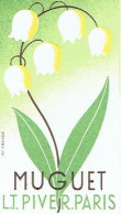 Carte Parfum MUGUET De L.T. PIVER - Profumeria Antica (fino Al 1960)