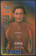 FOOTBALL - W.T.B. TELECOM - PHONE CARD - ROMA: FRANCESCO TOTTI - SECONDO TIPO - Sport