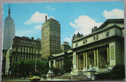 USA UNITED STATES NEW YORK PUBLIC LIBRARY BUILDING KARTE CARD POSTCARD ANSICHTSKARTE CARTOLINA CARTE POSTALE POSTKARTE - Manhattan