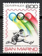 San Marino 1987 / World Athletics Championship MNH Mundial De Atletismo Athletik / Mc05  34-4 - Leichtathletik