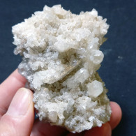 #L34 Splendido QUARZO Cristalli Centro-geode (Val D'Aosta, Italia) - Minerali