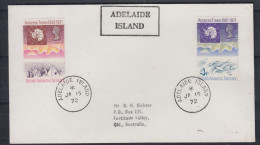 British Antarctic Territory (BAT) Adelaide Island Cover Ca Adelaide Island JA 15 1972 (ZO219) - Brieven En Documenten