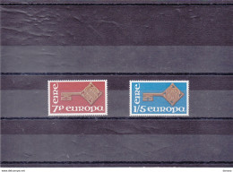 IRLANDE 1968 EUROPA Yvert 203-204, Michel 202-203 NEUF** MNH Cote 5 Euros - Unused Stamps