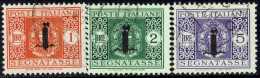 R.S.I. - Segnatasse - 3 Val. (68/70) - Usati - Rif. 216 R - Used