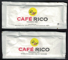 Espagne Sachet Sucre Sugar Café Rico Mallorca 1959 - Zucchero (bustine)