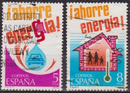 Economies D'énergie - ESPAGNE - Automobile, Chauffage - N° 2154-2155 - 1979 - Used Stamps