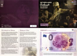 0-Euro PEAG 2019-6 NETHERLANDS - REMBRANDT - HET FEESTMAAL VAN BELSAZAR First Issue Pack No. Nur Bis #250 ! - Privatentwürfe