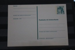 Berlin 1977; Ganzsache Burgen & Schlösser BuS: Postkarte Mit Antwortkarte P 107; Ungebraucht - Cartes Postales - Neuves