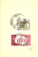 1958 ZARAGOZA , FECHADOR DE ONTINAR DE SALZ - Covers & Documents