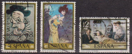 Art, Peinture - ESPAGNE - Tableaux De Pablo Picasso - N° 2129-2130-2131 - 1978 - Used Stamps