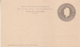 ARGENTINA 1896 POSTCARD UNUSED - Briefe U. Dokumente